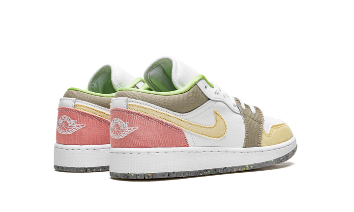 AIR JORDAN 1 LOW PASTEL PINK GREEN GS