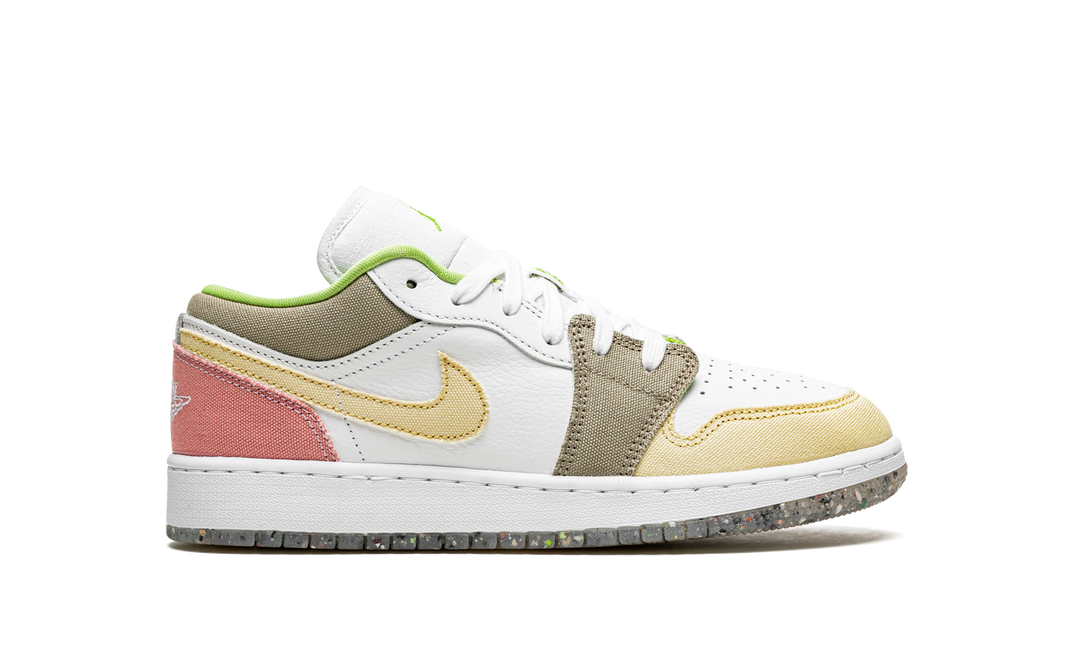AIR JORDAN 1 LOW PASTEL PINK GREEN GS