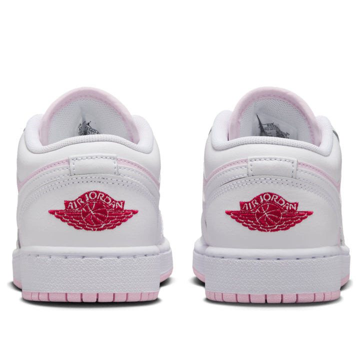 AIR JORDAN 1 LOW PINK FOAM FIRE RED WHITE GS