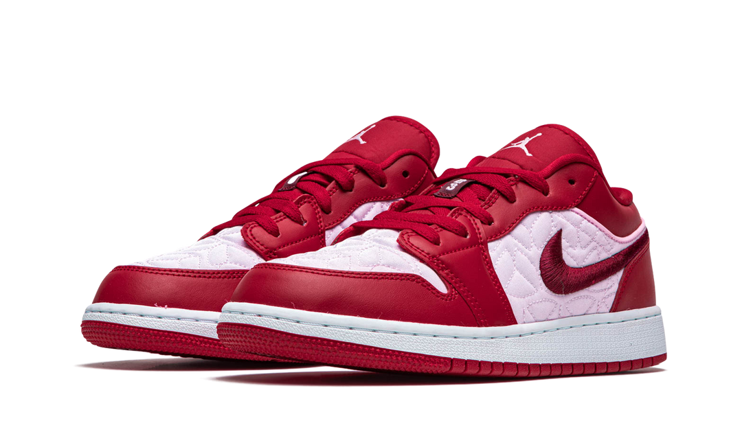 AIR JORDAN 1 LOW RED QUILT GS