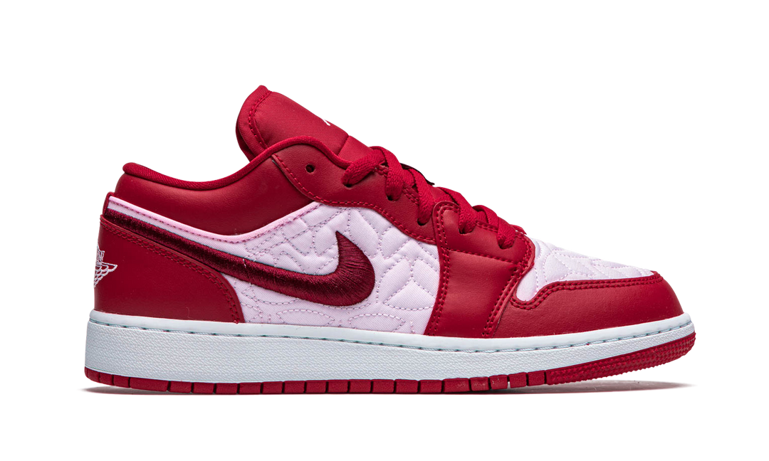 AIR JORDAN 1 LOW RED QUILT GS