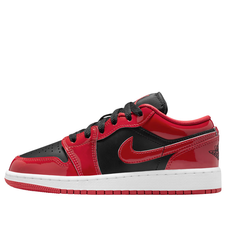 AIR JORDAN 1 LOW SE PATENT BRED TOE GS