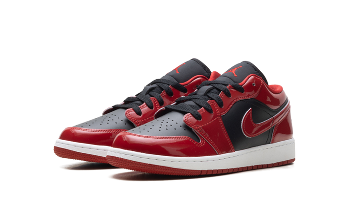 AIR JORDAN 1 LOW SE PATENT BRED TOE GS