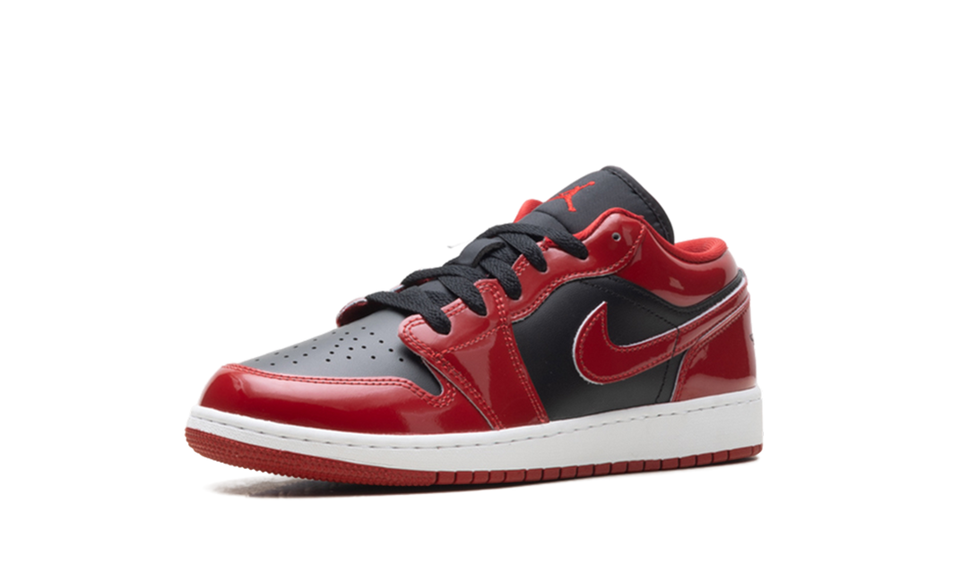 AIR JORDAN 1 LOW SE PATENT BRED TOE GS