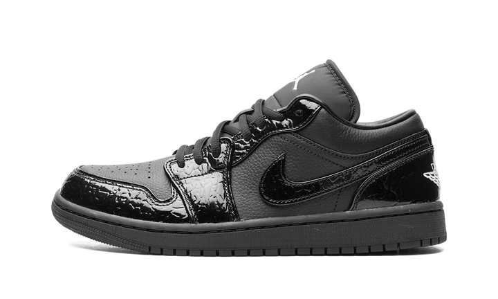 AIR JORDAN 1 LOW SE PATENT ELEPHANT BLACK WOMENS