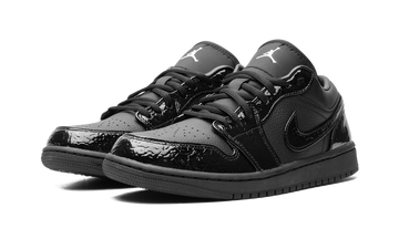 AIR JORDAN 1 LOW SE PATENT ELEPHANT BLACK WOMENS — Stock