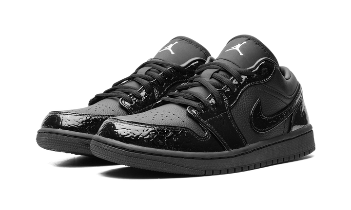 AIR JORDAN 1 LOW SE PATENT ELEPHANT BLACK WOMENS