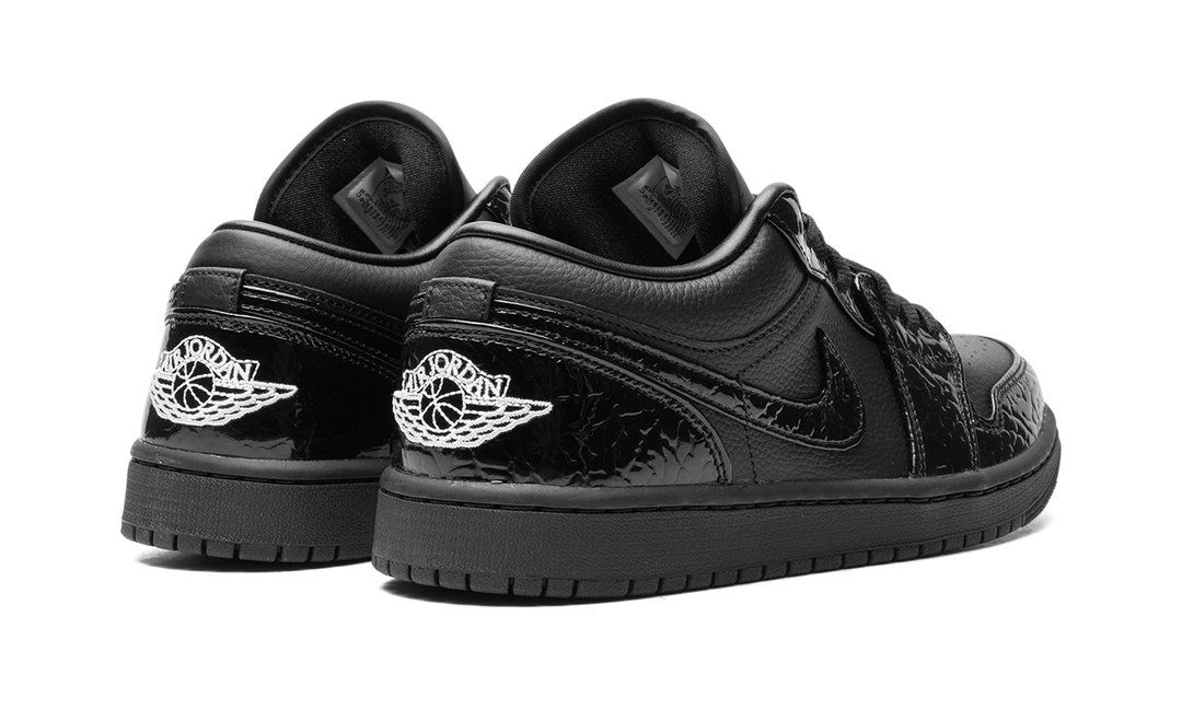AIR JORDAN 1 LOW SE PATENT ELEPHANT BLACK WOMENS