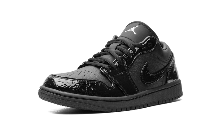 AIR JORDAN 1 LOW SE PATENT ELEPHANT BLACK WOMENS