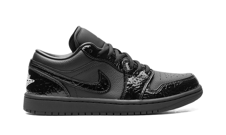AIR JORDAN 1 LOW SE PATENT ELEPHANT BLACK WOMENS