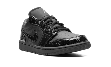 AIR JORDAN 1 LOW SE PATENT ELEPHANT BLACK WOMENS — Stock