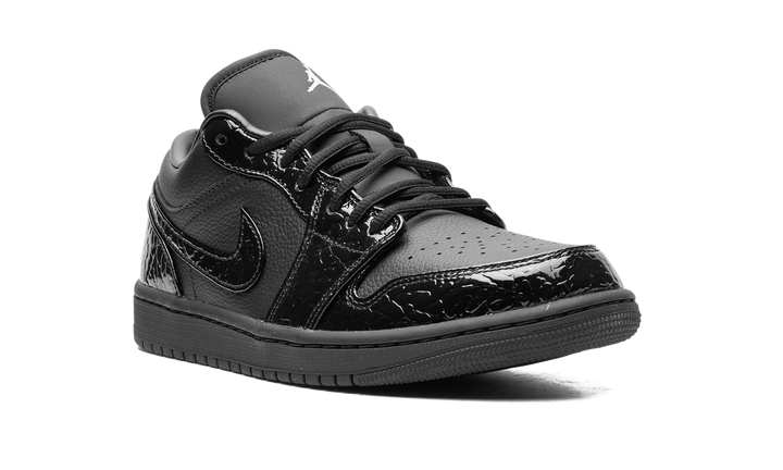 AIR JORDAN 1 LOW SE PATENT ELEPHANT BLACK WOMENS