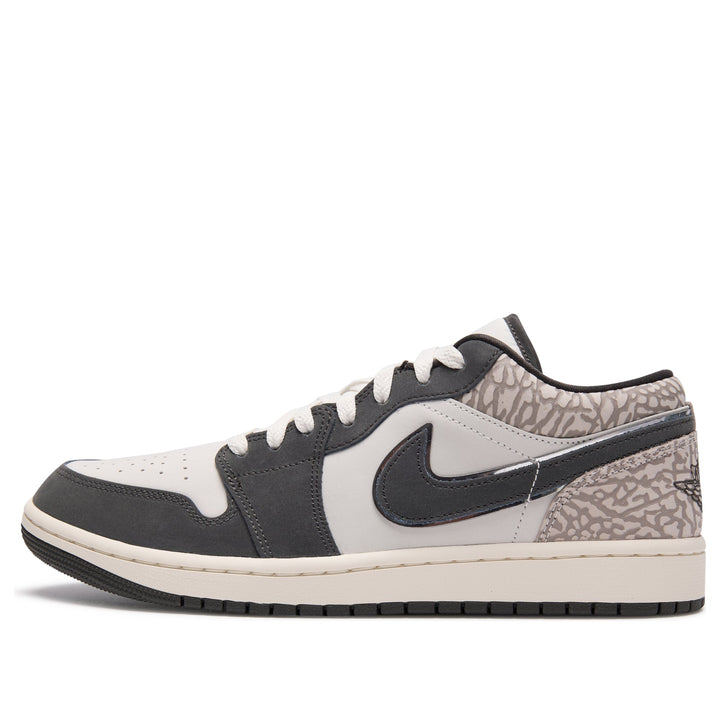 AIR JORDAN 1 LOW SE SAIL DEEP PEWTER ELEPHENT PRINT