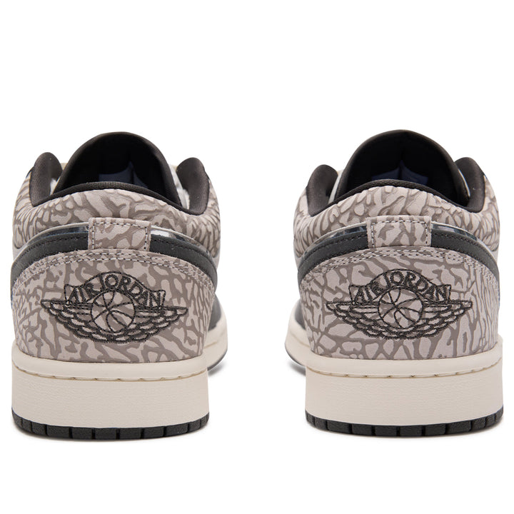 AIR JORDAN 1 LOW SE SAIL DEEP PEWTER ELEPHENT PRINT