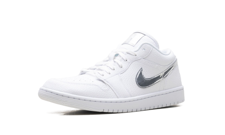 AIR JORDAN 1 LOW SE WHITE METALLIC SILVER WOMENS