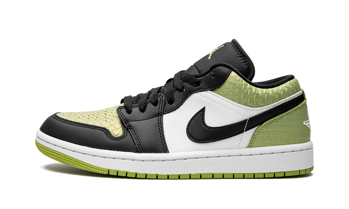 AIR JORDAN 1 LOW SNAKESKIN VIVID GREEN WOMENS