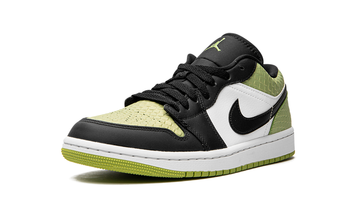 AIR JORDAN 1 LOW SNAKESKIN VIVID GREEN WOMENS