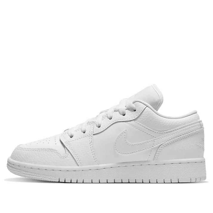 AIR JORDAN 1 LOW TRIPLE WHITE GS