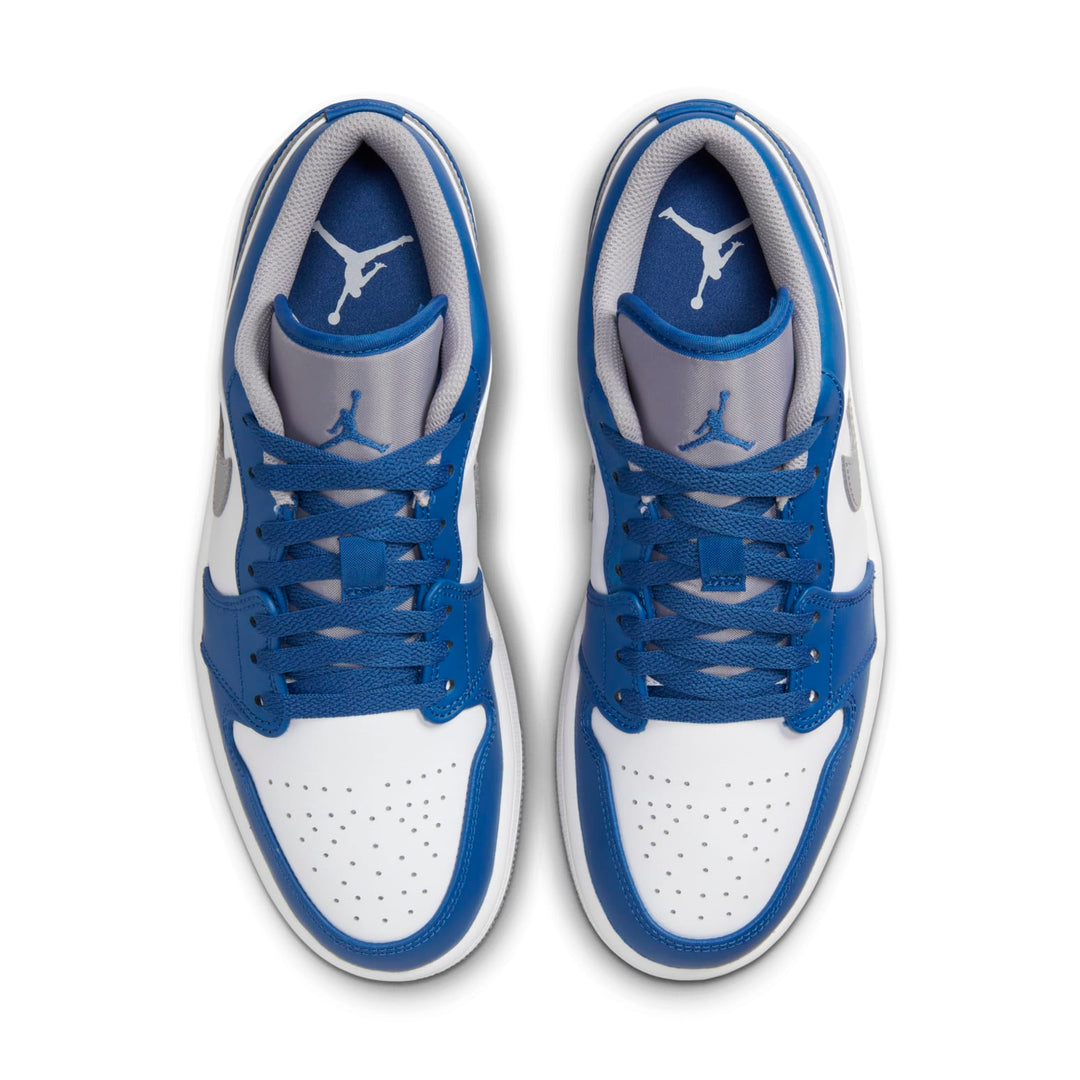 AIR JORDAN 1 LOW WHITE BLUE GREY