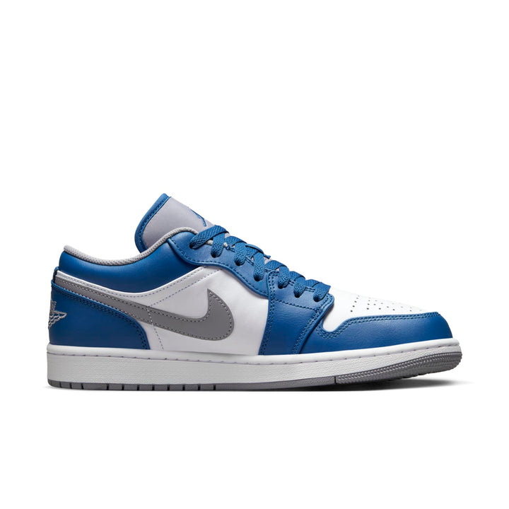 AIR JORDAN 1 LOW WHITE BLUE GREY