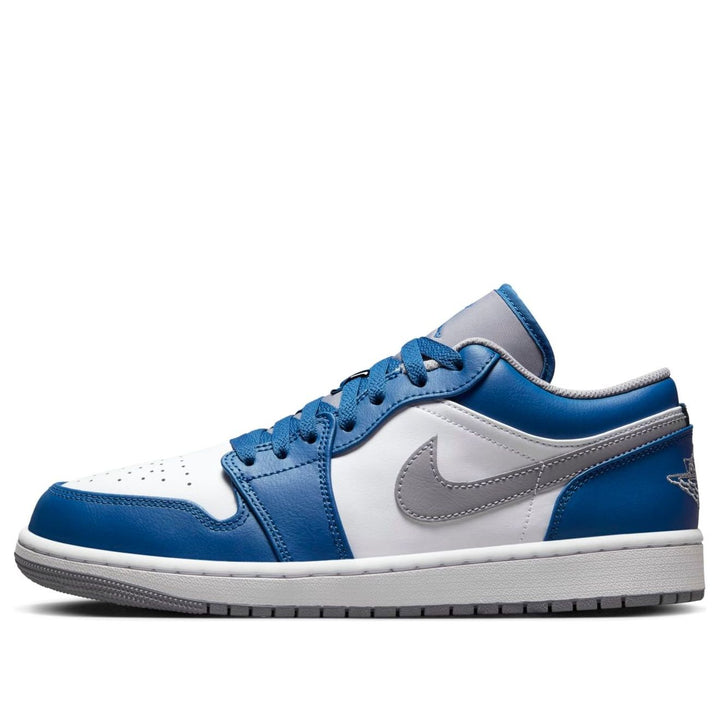 AIR JORDAN 1 LOW WHITE BLUE GREY