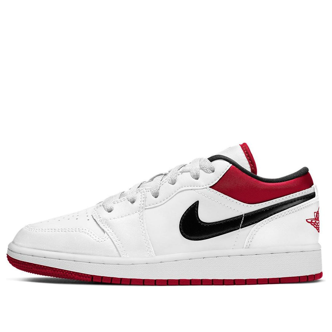AIR JORDAN 1 LOW WHITE GYM RED GS