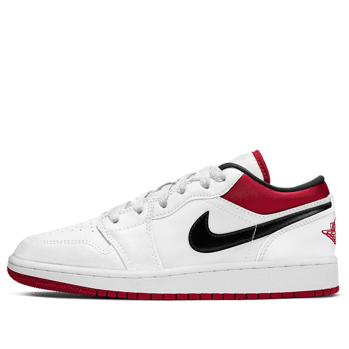 AIR JORDAN 1 LOW WHITE GYM RED GS