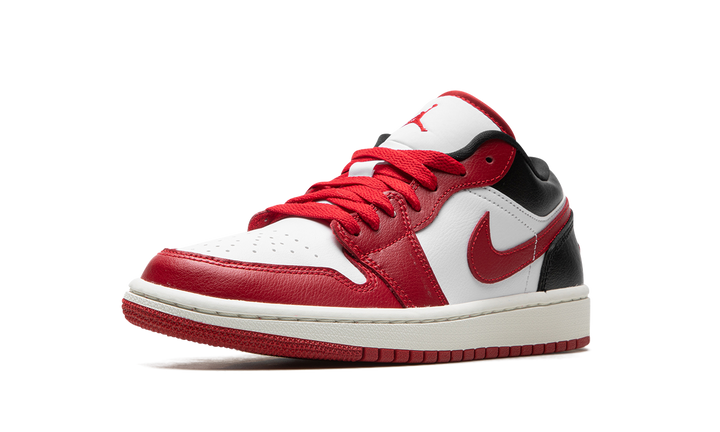 AIR JORDAN 1 LOW WHITE GYM RED WOMENS