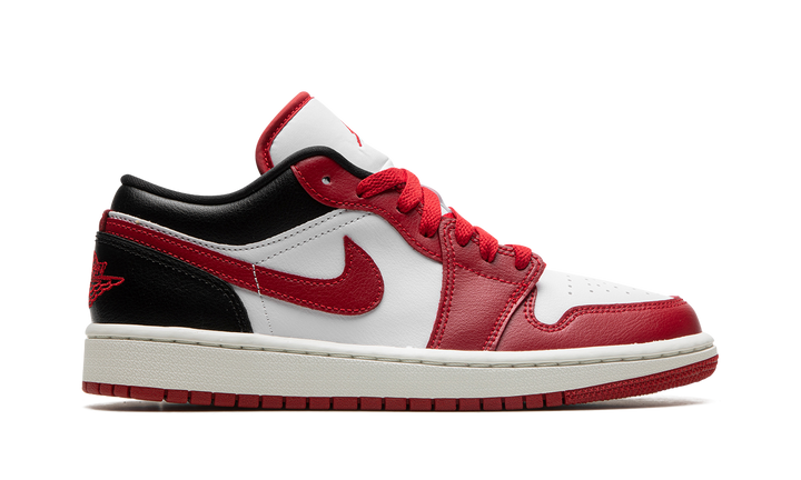 AIR JORDAN 1 LOW WHITE GYM RED WOMENS