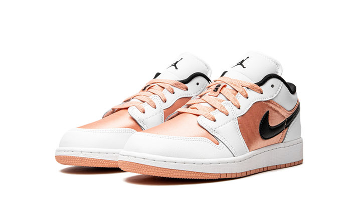 AIR JORDAN 1 LOW WHITE LIGHT MADDER ROOT GS