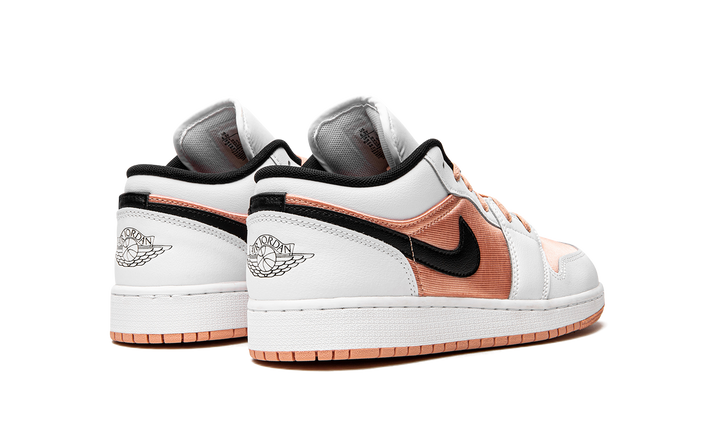 AIR JORDAN 1 LOW WHITE LIGHT MADDER ROOT GS
