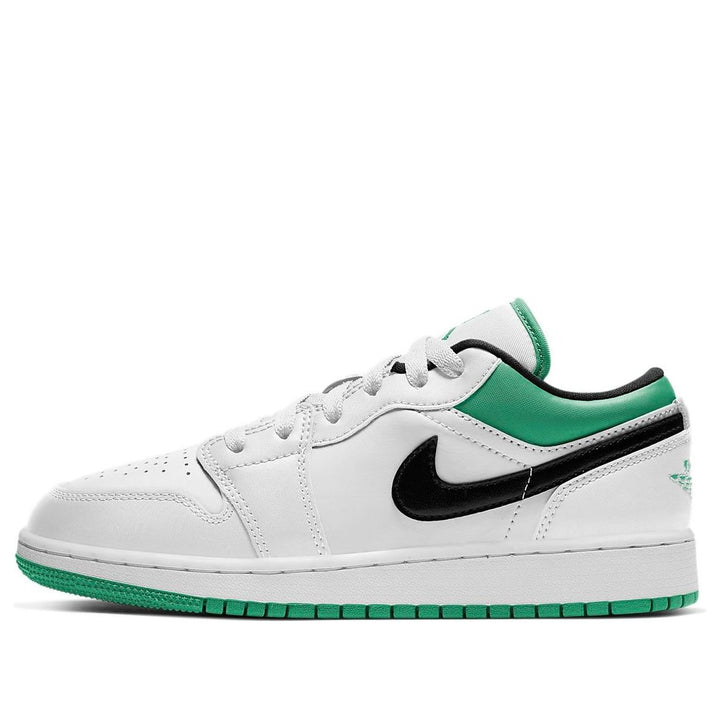 AIR JORDAN 1 LOW WHITE LUCKY GREEN GS