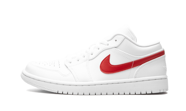 AIR JORDAN 1 LOW WHITE RED WOMENS