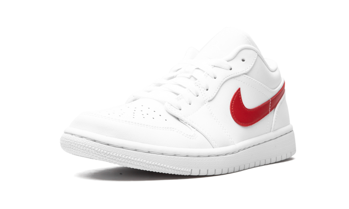AIR JORDAN 1 LOW WHITE RED WOMENS