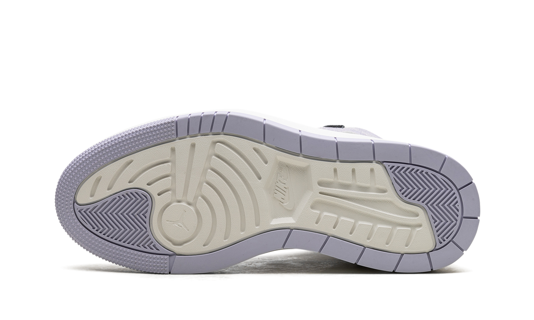 AIR JORDAN 1 LV8D HIGH BLACK TOE LILAC WOMENS