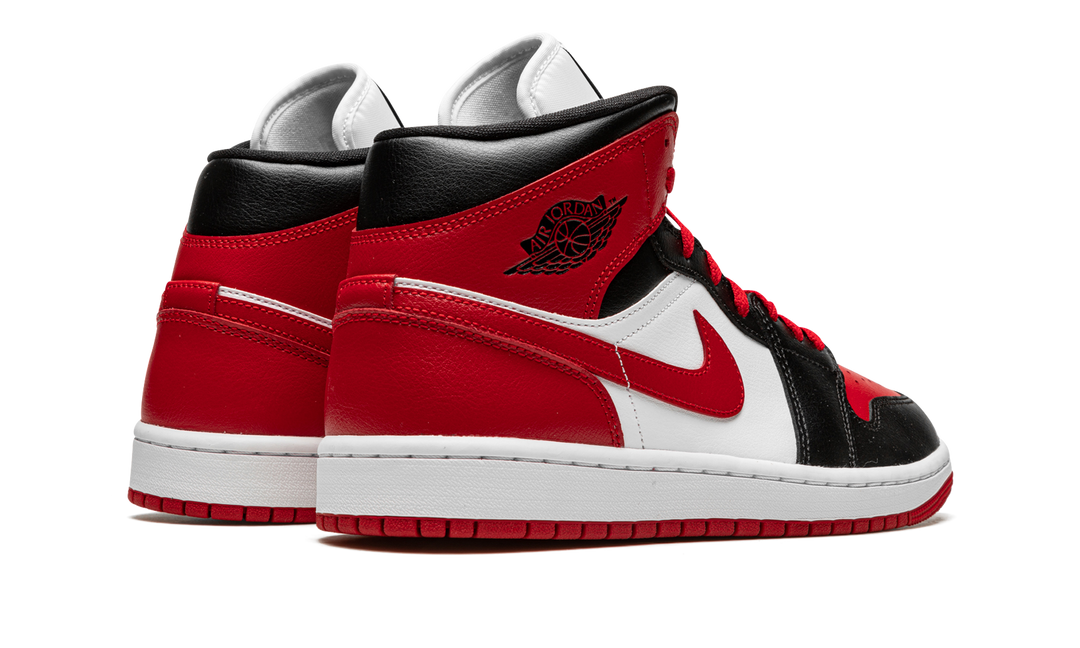 AIR JORDAN 1 MID ALTERNATE BRED TOE WOMENS