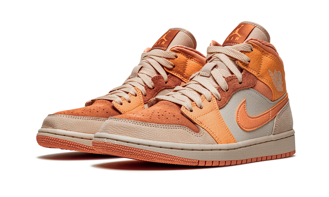 AIR JORDAN 1 MID APRICOT WOMENS