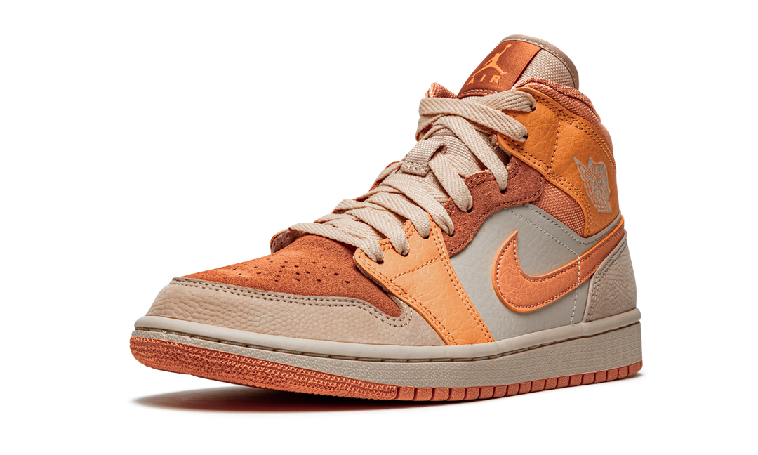 AIR JORDAN 1 MID APRICOT WOMENS