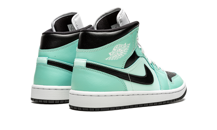 AIR JORDAN 1 MID AQUA BLACK WOMENS