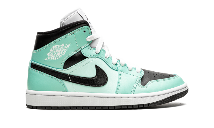 AIR JORDAN 1 MID AQUA BLACK WOMENS