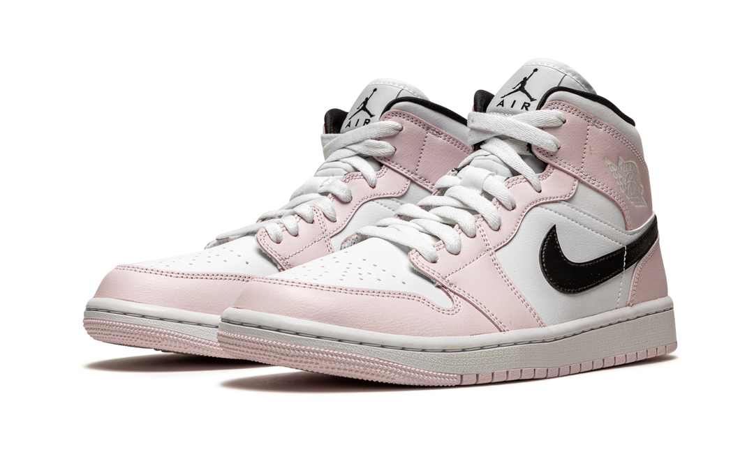 AIR JORDAN 1 MID BARELY ROSE WOMENS