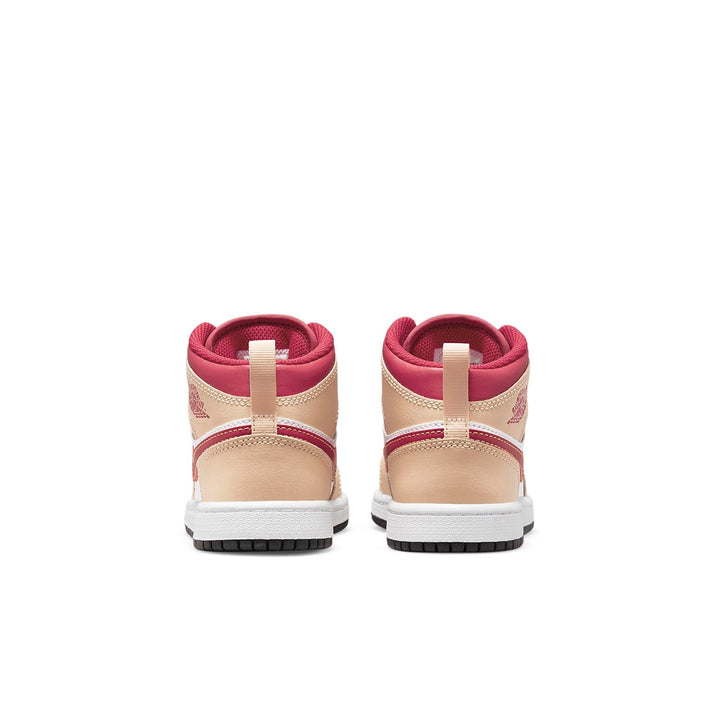 AIR JORDAN 1 MID BEIGE RED PS