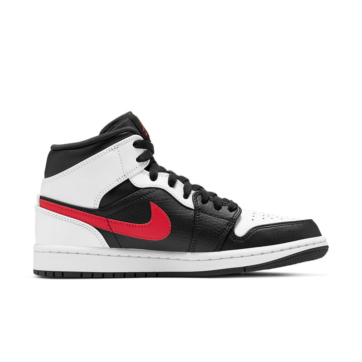 AIR JORDAN 1 MID BLACK CHILE RED WHITE
