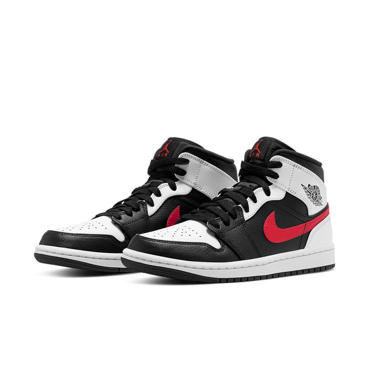 AIR JORDAN 1 MID BLACK CHILE RED WHITE