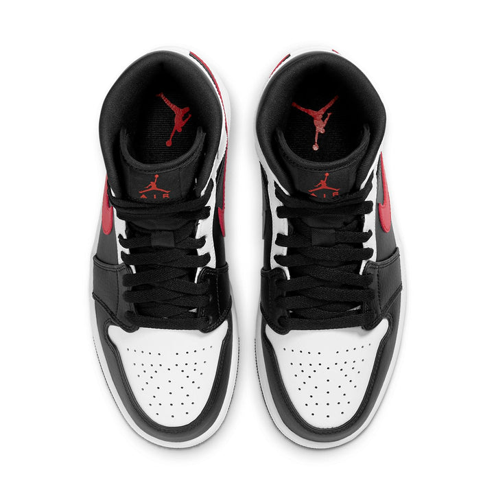 AIR JORDAN 1 MID BLACK CHILE RED WHITE