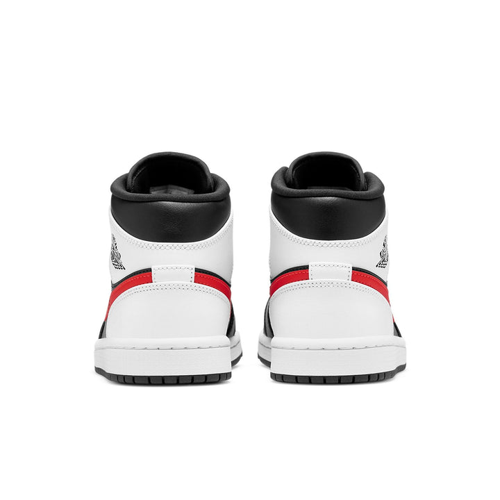 AIR JORDAN 1 MID BLACK CHILE RED WHITE