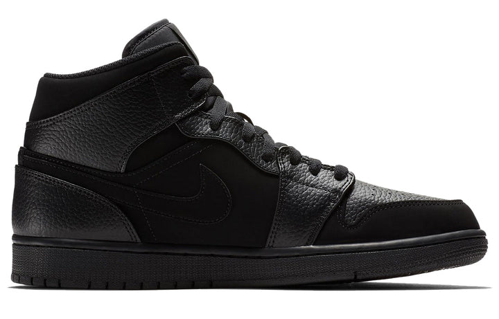 AIR JORDAN 1 MID BLACK DARK SMOKE GREY