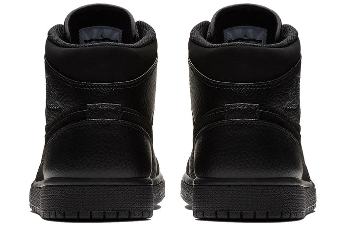 AIR JORDAN 1 MID BLACK DARK SMOKE GREY