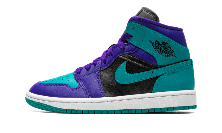 AIR JORDAN 1 MID BLACK GRAPE WOMENS