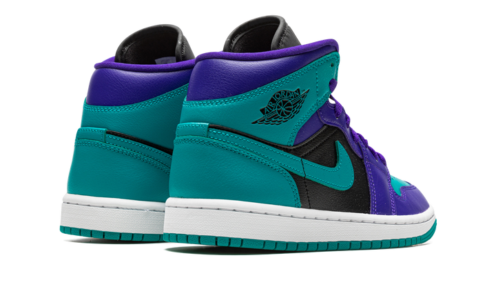 AIR JORDAN 1 MID BLACK GRAPE WOMENS